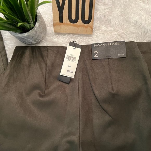 Banana Republic Devon Faux Suede Pants/Leggings - Picture 6 of 9